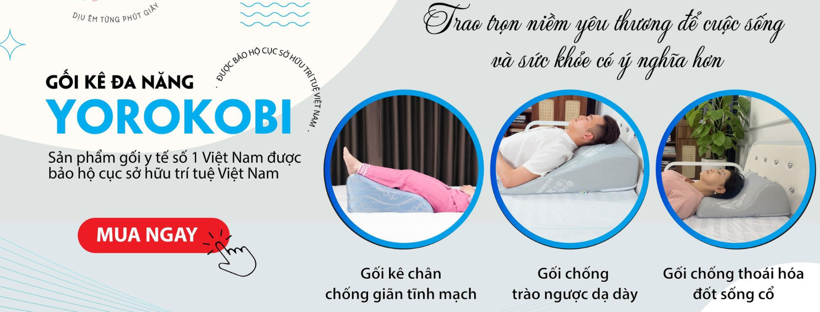 Sản phẩm gối y tế số 1 Việt Nam