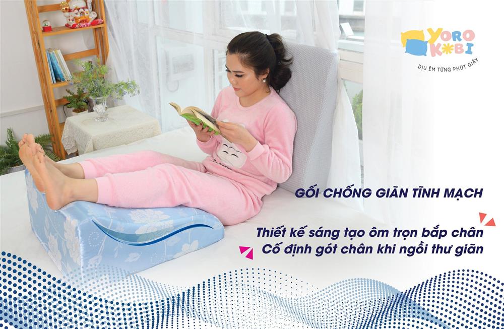 Gối chống giãn tĩnh mạch chân