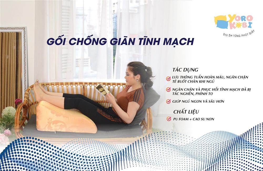 Gối giãn tĩnh mạch chân