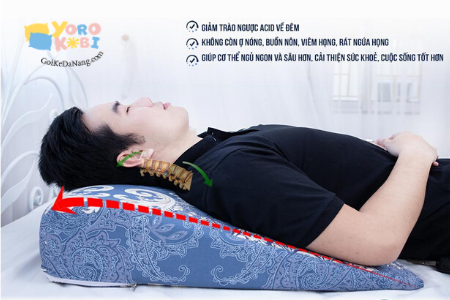 Gối trào ngược cotton